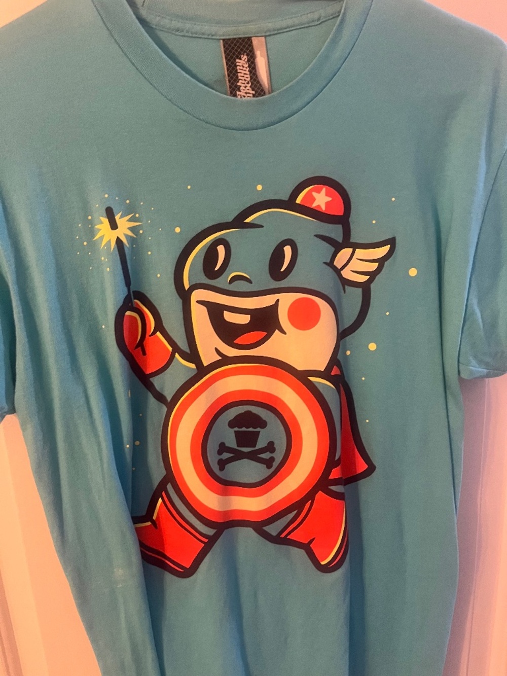 Johnny cupcakes. Captain America
